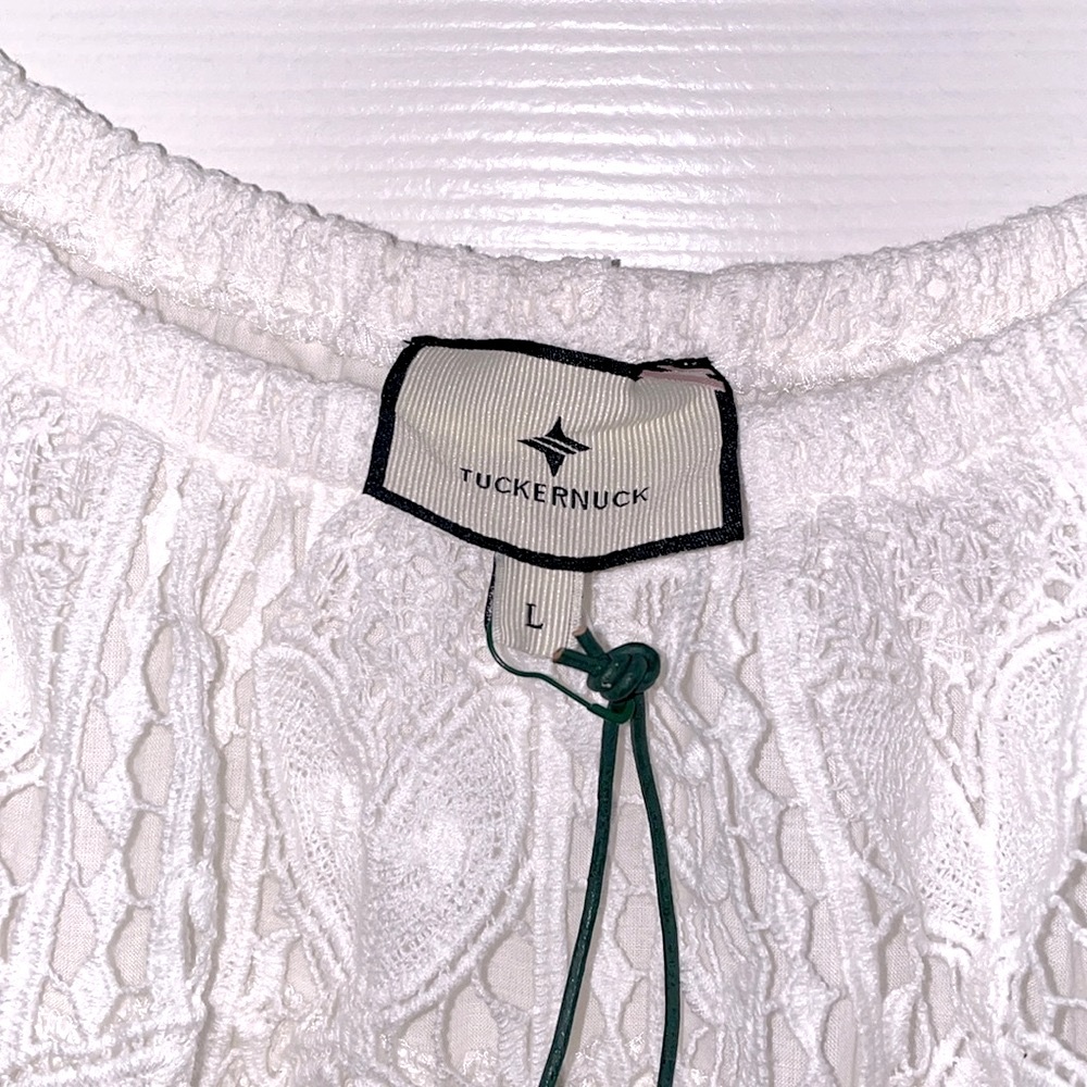 NWT Tuckernuck White Lace Avalon Maxi Dress - Picture 8 of 11
